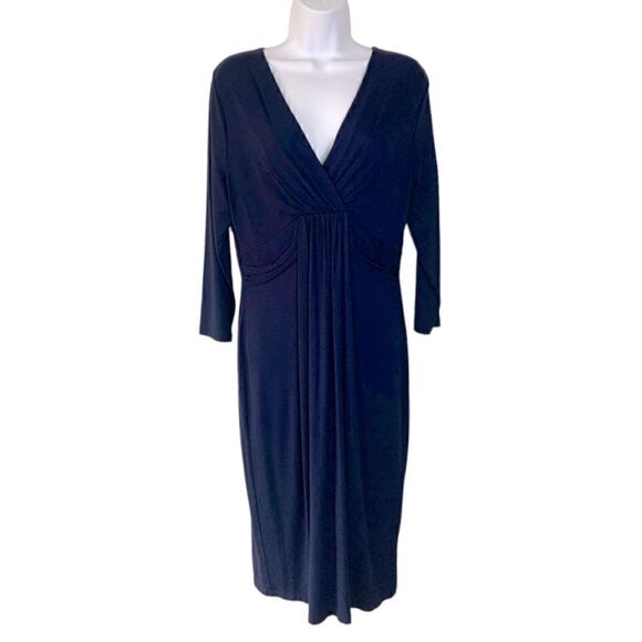 Talbots Jersey Sheath Dress Medium - Picture 2 of 7